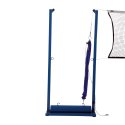 Sport-Thieme for multiple playing fields, rollable Net Posts With a pulley tensioning system