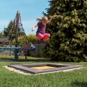 Eurotramp Kids Tramp "Kindergarten Mini" In-Ground Trampoline Square trampoline bed, With safety mats