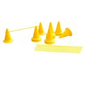 Sportifrance "Cones" Set of Hurdles 30-cm-tall cones, yellow