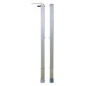 Sport-Thieme containing Tensioning Device Badminton Posts 80x80-mm square tubing