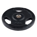 Sport-Thieme "Competition", Rubberised, 50-mm Weight Plate 25 kg