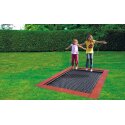 Hally-Gally "2000" In-Ground Trampoline Black, Red-Brown