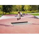 Hally-Gally "2000" In-Ground Trampoline Black, Red-Brown