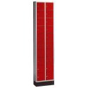 C+P "S 4000 Intro" Security Lockers Fiery Red (RAL 3000)
