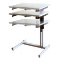Möckel "ergo EP 2" Multi-Adjustable Desk Screw feet, 80x60 cm, Screw feet, 80x60 cm