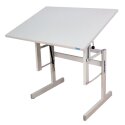 Möckel "ergo S 72" Multi-Adjustable Desk Tabletop with sharp corners, 80x60 cm