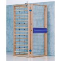 Sport-Thieme "TuWa Climbing Frame 3" Gymnastics Wall Combination With fall protection mats