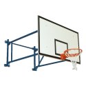 Sport-Thieme "Fixed Design" Wall-Mounted Basketball Unit Concrete wall