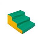 Sport-Thieme "Stepps" for Foam Building Block Building Block 3-step, 60x60x30 cm       
