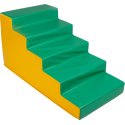 Sport-Thieme "Stepps" for Foam Building Block Building Block 5-step, 120x60x60 cm