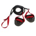 StrechCordz with Hand Paddles Pull Cord Red, resistance 5.4–14.1 kg