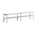 Sypro for Damp Areas without Backrest Changing Room Bench 2 m, With shoe shelf