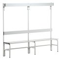 Sypro Wolf Wet Area Changing Bench with Backrest 1.50 m, Without shoe shelf, 1.50 m, Without shoe shelf