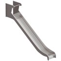 Playparc Straight Metal Slide Platform height: 200 cm