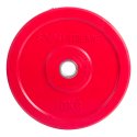 Sport-Thieme "Bumper Plate", Coloured Weight Plate 10 kg, red