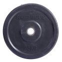Sport-Thieme "Bumper Plate", Coloured Weight Plate 25 kg, dark grey