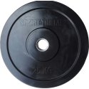 Sport-Thieme "Bumper Plate", Black Weight Plate 25 kg