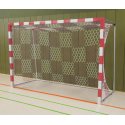 Sport-Thieme Handball Goal, 3x2 m, Free-standing Bolted corner joints, Red/silver