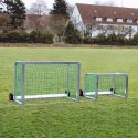 Sport-Thieme "Safety" Mini Football Goal 1.20×0.80 m, Incl. net, green (mesh size 10 cm)