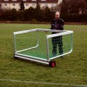 Sport-Thieme "Safety" Mini Football Goal 1.20×0.80 m, Incl. net, green (mesh size 10 cm)