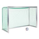 Sport-Thieme "Professional" Mini Football Goal Incl. net, green (mesh size 4.5 cm), 2.40x1.60 m, goal depth 1.00 m