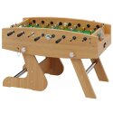 Sportime "Comfort" Football Table Silver vs gold, Natural oak, Natural oak, Silver vs gold