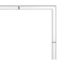 Sport-Thieme "Compact Plus", stands in ground sockets, enamelled white Full-Size Football Goal Net hooks