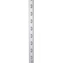 Sport-Thieme "Compact Plus", stands in ground sockets, enamelled white Full-Size Football Goal Net fastening rail
