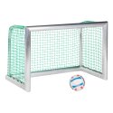 Sport-Thieme B re Aluminium "Professional Compact" Mini Football Goal 1.20x0.80 m, Incl. net, green (mesh size 4.5 cm)