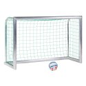 Sport-Thieme B re Aluminium "Professional Compact" Mini Football Goal 1.80×1.20 m, Incl. net, green (mesh size 10 cm)
