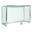Sport-Thieme B re Aluminium "Professional Compact" Mini Football Goal 2.40×1.60 m, Incl. net, green (mesh size 4.5 cm)
