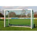 Sport-Thieme "Safety" with PlayersProtect Mini Football Goal 1.20×0.80 m, Incl. net, green (mesh size 10 cm)