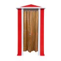 Sport-Thieme "Le Cabine" Changing Cubicle Red/white