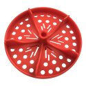 Sport-Thieme "Half" for Swimming Lane Lines "Competition" Perforated Disc Red