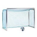 Sport-Thieme "Protection" Mini Football Goal 1.8×1.2 m, goal depth 0.7 m, Incl. net, blue (mesh size 4.5 cm)