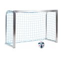 Sport-Thieme "Training" Mini Football Goal 1.8×1.2 m, goal depth 0.7 m, Incl. net, blue (mesh size 10 cm)