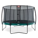 Berg "Elite" with safety net "Deluxe" Trampoline ø 3,30 m, Green