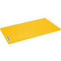 Sport-Thieme 150×100×6-cm "Super" Gymnastics Mat Basic, Yellow Polygrip