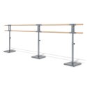 Dinamica Ballet "Giselle" Height-Adjustable Double Ballet Barre 4 m, Mobile