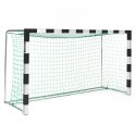 Sport-Thieme 3×1.60-m Free-Standing Handball Goal Cast-aluminium corner joints, Black/silver