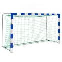 Sport-Thieme 3×1.60-m Free-Standing Handball Goal Cast-aluminium corner joints, Blue/silver