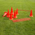 Sportifrance "Cones" Set of Hurdles 50-cm-tall cones, red