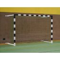 Sport-Thieme with Wall Rail, Swiveling incl. Net Mounting SimplyFix Handball Goal Black/silver