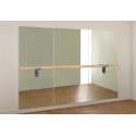 Dinamica Ballet "Amadeus" Ballet Mirror 3-m single barre and 2 brackets, 3.00x2.00 m