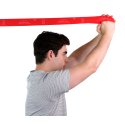 CanDo "Multi-Grip Exerciser Roll" Resistance Band Red, medium