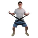 CanDo "Multi-Grip Exerciser Roll" Resistance Band Black, very high
