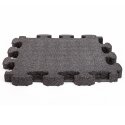 Gum-tech "Puzzle mat 3D" Impact-Attenuating Tile 6 cm, Black