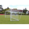 Sport-Thieme with free net suspension, white, free-standing Youth Football Goal