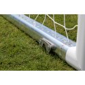 Sport-Thieme with free net suspension SimplyFix, white, free-standing Full-Size Football Goal