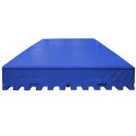 Sport-Thieme with integrated slatted base High Jump Mat Blue, 400x250x60 cm
